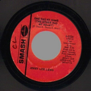 Jerry Lee Lewis - I Can't Stop Loving You / One Has My Name - 45 - Vinyl - 45''
