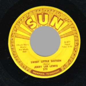 Jerry Lee Lewis - Sweet Little Sixteen / How's My Ex Treating You - 45 - Vinyl - 45''