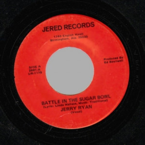 Jerry Ryan - Battle in the Sugar Bowl / The Little Blue Nun - 45 - Vinyl - 45''