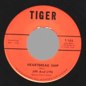Jim & Lyn - Heartbreak Ship / Tears Are Falling - 45 - Vinyl - 45''