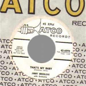 Jimmy Breedlove - That's My Baby / Over Somebody Else's Shoulder - 45 - Vinyl - 45''