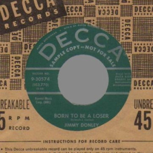 Jimmy Donley - Please Baby Come Home / Born To Be A Loser - 45 - Vinyl - 45''