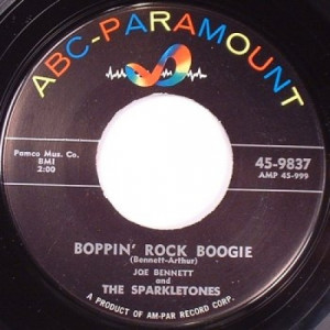 Joe Bennett & The Sparkletones - Black Slacks / Boppin Rock Boogie - 45 - Vinyl - 45''