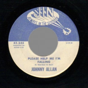 Johnny Allan - Talk To Me / Please Help Me I'm Falling - 45 - Vinyl - 45''
