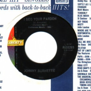 Johnny Burnette - You're Sixteen / I Beg Your Pardon - 45 - Vinyl - 45''