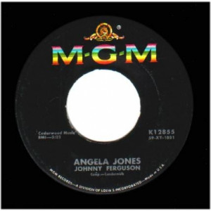 Johnny Ferguson - Angela Jones / Blue Serge And White Lace - 45 - Vinyl - 45''