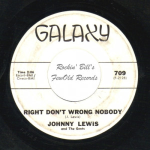 Johnny Lewis & The Gents - Tragedy / Right Don't Wrong Nobody - 7