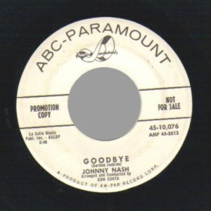 Johnny Nash - Goodbye / A Place In The Sun - 45 - Vinyl - 45''