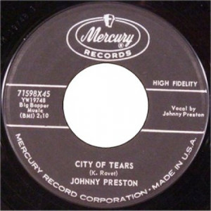 Johnny Preston - Cradle Of Love / City Of Tears - 45 - Vinyl - 45''