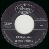 Johnny Preston - Running Bear / My Heart Knows - 45