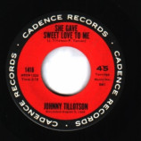 Johnny Tillotson - It Keeps Right On A-hurtin' / She Gave Sweet Love To Me - 45