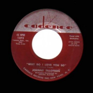 Johnny Tillotson - Never Let Me Go / Why Do I Love You So - 45 - Vinyl - 45''