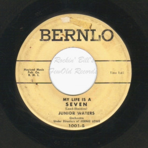 Junior Waters - I Wonder, I Wonder, I Wonder / My Life is a Seven - 7