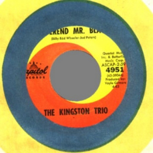 Kingston Trio - Reverend Mr Black / One More Round - 45 - Vinyl - 45''