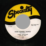 Larry Williams & His Band - High School Dance / Short Fat Fannie - 45