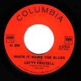 Lefty Frizzell - Saginaw, Michigan / When It Rains The Blues - 45