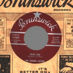 Lennon Sisters - Mister Clarinet Man / Dear One - 45 - Vinyl - 45''