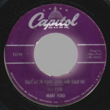 Les Paul & Mary Ford - Meet Mr. Callaghan / Take Me In Yours And Hold Me - 45