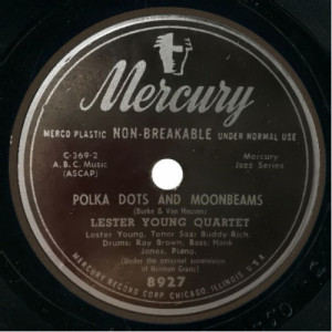 Lester Young  - Up N' Adam / Polka Dots And Moonbeams  - Vinyl - 78