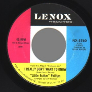 Little Esther Phillips - I Really Don't Want To Know / Am I That Easy To Forget - 45 - Vinyl - 45''