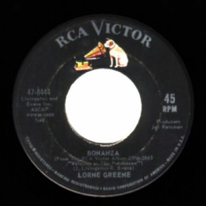 Lorne Greene - Ringo / Bonanza - 45 - Vinyl - 45''