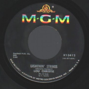 Lou Christie - Lightnin' Strikes / Cryin' In The Streets - 45 - Vinyl - 45''
