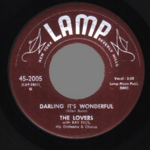 Lovers - Darling It's Wonderful / Gotta Whole Lotta Lovin' To Do - 45 - Vinyl - 45''