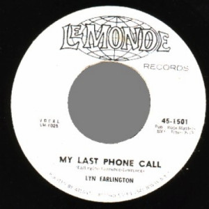 Lyn Earlington - My Last Phone Call / Love Drops - 45 - Vinyl - 45''