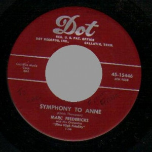 Marc Fredericks - Mystic Midnight / Symphony To Anne - 45 - Vinyl - 45''
