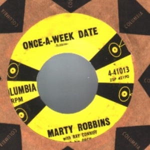 Marty Robbins - Once A Week Date / The Story Of My Life - 45 - Vinyl - 45''