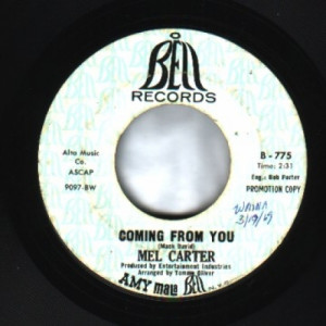 Mel Carter - Another Saturday Night / Coming From You - 45 - Vinyl - 45''