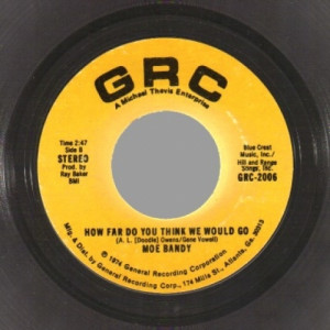 Moe Bandy - I Just Started Hatin' Cheatin' Songs Today / How Far Do You Think We Would Go -  - Vinyl - 45''