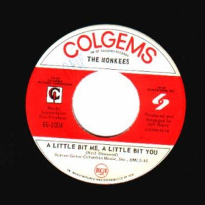 Monkees - Little Bit Me A Little Bit You / Girl I Knew Somewhere - 45 - Vinyl - 45''