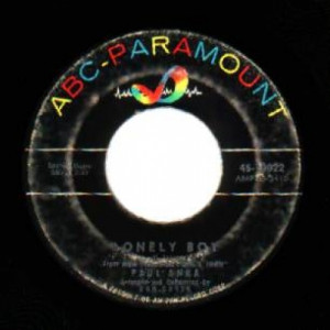 Paul Anka - Lonely Boy / Your Love - 45 - Vinyl - 45''