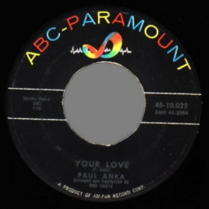 Paul Anka - Lonely Boy / Your Love - 45 - Vinyl - 45''