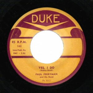 Paul Perryman - Yes I Do / Just For Your Call - 45 - Vinyl - 45''