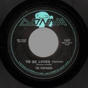 Pentagons - Down At The Beach / To Be Loved (forever) - 45 - Vinyl - 45''
