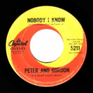 Peter & Gordon - Nobody I Know / You Don't Have To Tell Me - 45 - Vinyl - 45''
