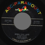 Poni-tails - Come On Joey Dance With Me / Born Too Late - 45