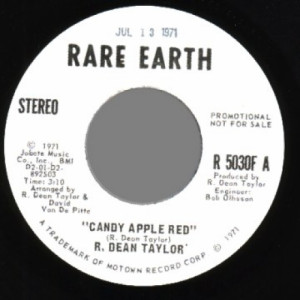 R. Dean Taylor - Candy Apple Red Mono / Stereo - 45 - Vinyl - 45''