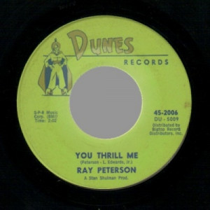 Ray Peterson - Missing You / You Thrill Me - 45 - Vinyl - 45''