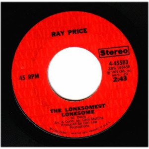 Ray Price - That's What Leaving's About / The Lonesomest Lonesome - 45 - Vinyl - 45''