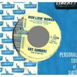Ray Sanders - Rich Livin' Woman / It's Not Funny - 45