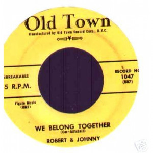 Robert & Johnny - We Belong Together / In The Rain - 45 - Vinyl - 45''