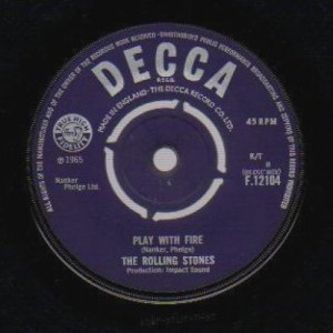 Rolling Stones - The Last Time / Play With Fire - 45 - Vinyl - 45''