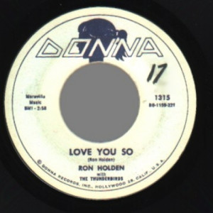 Ron Holden & The Thunderbirds - My Babe / Love You So - 45 - Vinyl - 45''