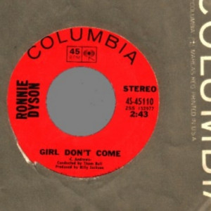 Ronnie Dyson - Girl Don't Come / Why Can't I Touch You - 45 - Vinyl - 45''