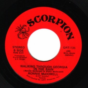 Ronnie Mcdowell - The King Is Gone / Walking Through Georgia In The Rain - 45 - Vinyl - 45''