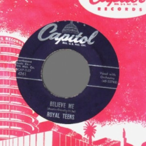 Royal Teens - Little Cricket / Believe Me - 45 - Vinyl - 45''