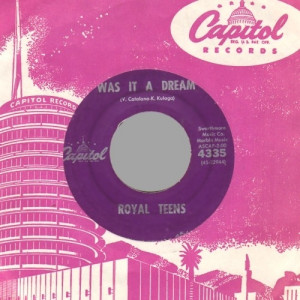 Royal Teens - The Moon's Not Meant for Lovers / Was It a Dream - 45 - Vinyl - 45''